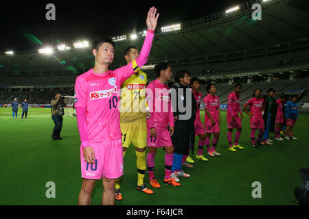 Ajinomoto Stadion, Tokio, Japan. 11. November 2015. Mito Hollyhock Teamgruppe (Stockrose), 11. November 2015 - Fußball: des 95. Kaisers Cup alle Japan Football Championship Runde 16 match zwischen F.C. Tokyo 2-0 Mito Hollyhock Ajinomoto Stadion, Tokio, Japan. © YUTAKA/AFLO SPORT/Alamy Live-Nachrichten Stockfoto