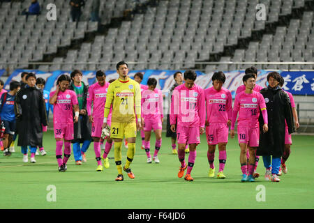 Ajinomoto Stadion, Tokio, Japan. 11. November 2015. Mito Hollyhock Teamgruppe (Stockrose), 11. November 2015 - Fußball: des 95. Kaisers Cup alle Japan Football Championship Runde 16 match zwischen F.C. Tokyo 2-0 Mito Hollyhock Ajinomoto Stadion, Tokio, Japan. © YUTAKA/AFLO SPORT/Alamy Live-Nachrichten Stockfoto