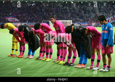 Ajinomoto Stadion, Tokio, Japan. 11. November 2015. Mito Hollyhock Teamgruppe (Stockrose), 11. November 2015 - Fußball: des 95. Kaisers Cup alle Japan Football Championship Runde 16 match zwischen F.C. Tokyo 2-0 Mito Hollyhock Ajinomoto Stadion, Tokio, Japan. © YUTAKA/AFLO SPORT/Alamy Live-Nachrichten Stockfoto