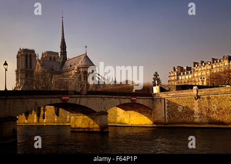 Notre Dame in Paris Stockfoto