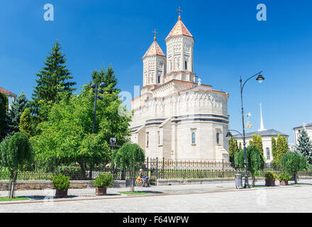 IASI, Rumänien - 3. August 2015: Kloster der drei heiligen Hierarchen befindet sich in der Altstadt von Iasi, Rumänien wurde B erbaut Stockfoto