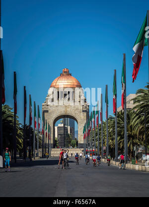 Denkmal für die Revolution in Mexiko-Stadt Stockfoto