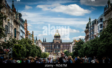 Prager Nationalmuseum Stockfoto