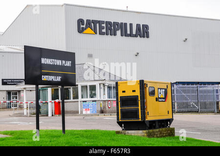 Nordirland. 12. November 2015. Caterpillar-Fabrik in Monkstown, Newtownabbey, ehemals FG Wilson, verkünden den Verlust von 100 Arbeitsplätzen an drei Standorten in Nordirland. Bildnachweis: Stephen Barnes/Alamy Live-Nachrichten Stockfoto