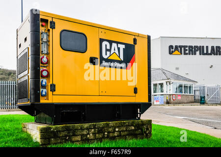 Nordirland. 12. November 2015. Caterpillar-Fabrik in Monkstown, Newtownabbey, ehemals FG Wilson, verkünden den Verlust von 100 Arbeitsplätzen an drei Standorten in Nordirland. Bildnachweis: Stephen Barnes/Alamy Live-Nachrichten Stockfoto