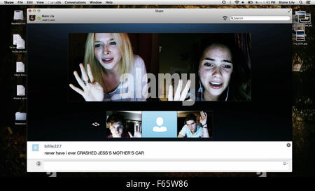 Unfriended Jahr: 2014 USA / Russland Direktor: Levan Gabriadze Renee Olstead, Shelley Hennig Stockfoto