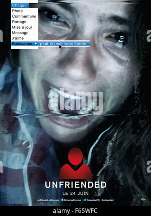 Unfriended Jahr: 2014 USA / Russland Direktor: Levan Gabriadze Shelley Hennig Movie Poster (Fr) Stockfoto