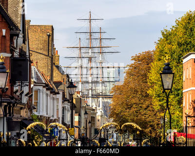 Straßen in Greenwich Village London, UK Stockfoto