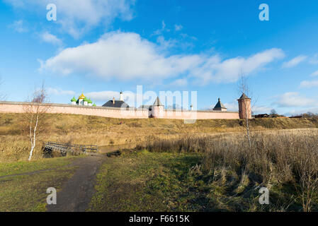 Kloster St. Euthymios in Susdal, gründete im Jahr 1350. Goldener Ring von Russland Reisen Stockfoto