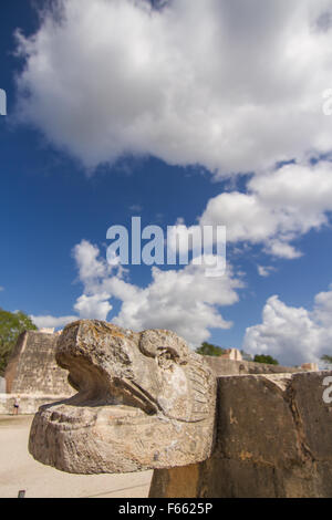 Maya-Ruinen von Chichen Itza, Tinum Gemeinde, Bundesstaates Yucatán, Mexiko. Stockfoto