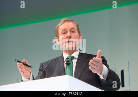 Enda Kenny, Taoiseach von Irland, spricht auf der CBI-Konferenz in London Stockfoto