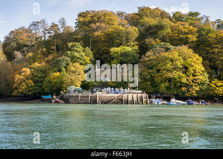 Greenway Quay, Dart River, South Hams, Devon, England Stockfoto