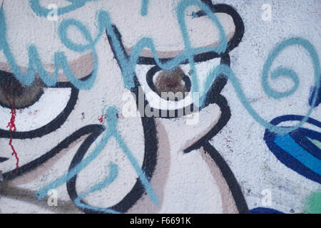 Kiew, Ukraine. 11. November 2015. bunte Graffiti © Nazar Gontschar/ZUMA Draht/Alamy Live News Stockfoto