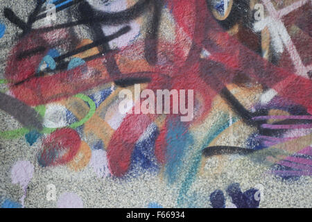 Kiew, Ukraine. 11. November 2015. bunte Graffiti © Nazar Gontschar/ZUMA Draht/Alamy Live News Stockfoto