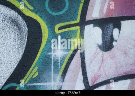 Kiew, Ukraine. 11. November 2015. bunte Graffiti © Nazar Gontschar/ZUMA Draht/Alamy Live News Stockfoto