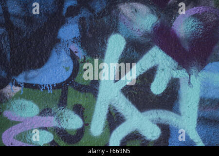 Kiew, Ukraine. 11. November 2015. bunte Graffiti © Nazar Gontschar/ZUMA Draht/Alamy Live News Stockfoto