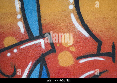 Kiew, Ukraine. 11. November 2015. bunte Graffiti © Nazar Gontschar/ZUMA Draht/Alamy Live News Stockfoto