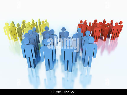 Gruppen von Menschen - Business-Team-Konzept Stockfoto