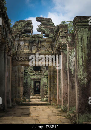 Angkor, Kambodscha: Ruinen des Tempels Preah Khan. Stockfoto