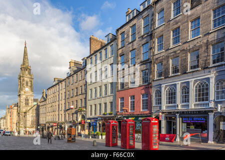 Die Royal Mile in Edinburgh, Schottland, UK Stockfoto