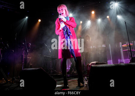 Mailand Italien. 11. November 2015. Die irische Sängerin ROISIN MURPHY führt live auf der Bühne Fabrique, sein neues Album "Haarlose Toys" präsentieren Stockfoto