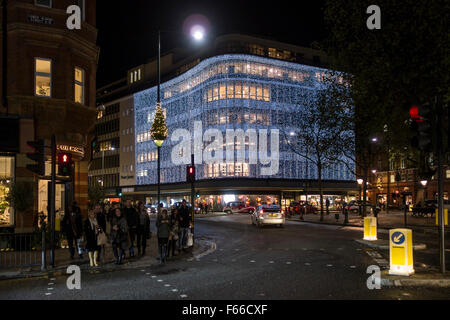 Peter Jones (John Lewis) Kaufhaus Weihnachtsschmuck 2015 Stockfoto