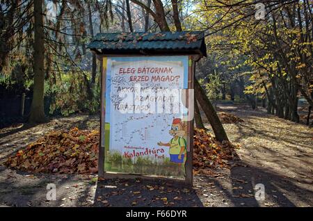 Miskolc, Ungarn 12. November 2015 nach nebligen Morgen, Sonne rised und Temperatur fast 20 Grad Celsius erreicht Grad in der nördlichen ungarischen Miskolc.  Bildnachweis: Michal Fludra/Alamy Live-Nachrichten Stockfoto