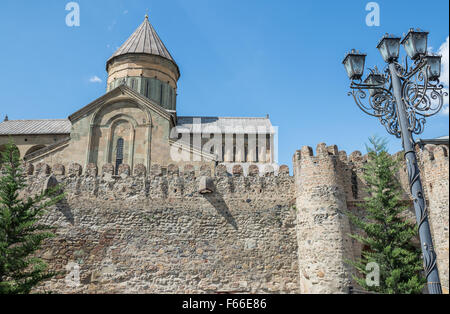 Georgische Orthodoxe Swetizchoweli (Living Säule) Kathedrale in UNESCO-Altstadt von Mzcheta, Georgien Stockfoto