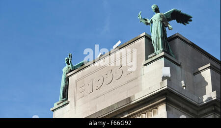 Grand Palais du Centenaire, Brüssel Stockfoto