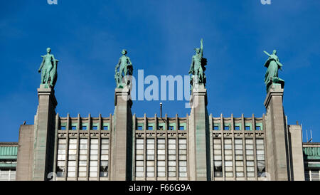 Grand Palais du Centenaire, Brüssel Stockfoto