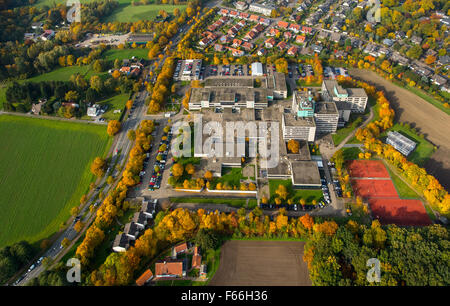 BFW Hamm, Berufsförderungswerk am Dr.-Loeb-Caldenhof-Straße, Hamm-Ruhr-Nordrhein-Westfalen Deutschland Europa Luftaufnahme Stockfoto