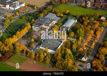 Freiherr-Vom-Stein-Gymnasium in Europa Luftaufnahme Vögel-Augen Blick Fotografie Luftaufnahmen Ove, Herbstlaub, gymnasium Stockfoto