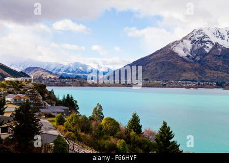 Lake Wakatipu, Queenstown, Central Otago, Neuseeland Stockfoto