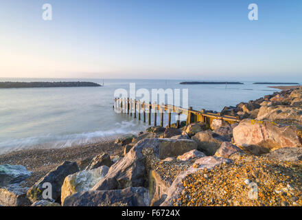 Middleton Morgen am Meer Stockfoto