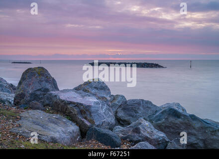 Middleton Sonnenaufgang am Meer Stockfoto