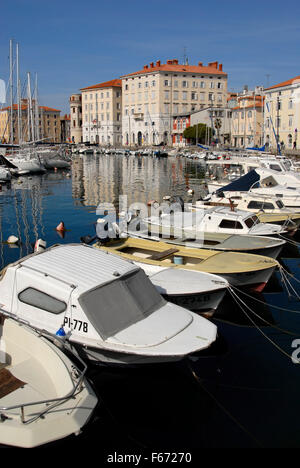 Piran; Pirano, Hafen, Hafen, Slowenien Stockfoto