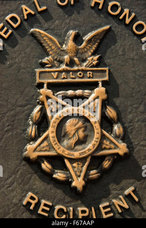 Medal Of Honor Marker, Willamette National Cemetery, Portland, Oregon Stockfoto