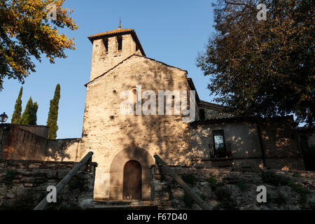 Kirche Sant Marti Sescorts, Santa Maria de Corco. Romanische. X. Jahrhundert. Stockfoto