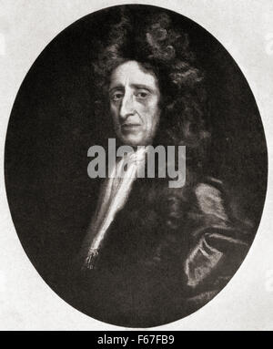 John Locke, 1632-1704.   Englischer Philosoph und Arzt. Stockfoto