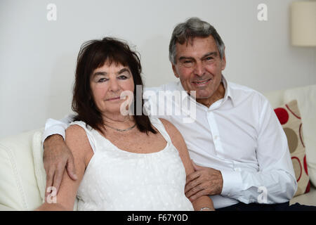 Ehemalige MP Michael Clapham und seiner Frau Yvonne. Stockfoto