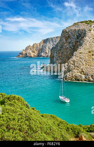 Insel Sardinien - Cala Domestica Bay, Buggerru, Italien Stockfoto