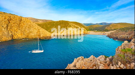 Cala Domestica Bay, Buggerru, Insel Sardinien, Italien Stockfoto