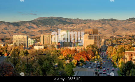 Idaho Landeshauptstadt in Boise, Idaho mit Herbstfarben Stockfoto