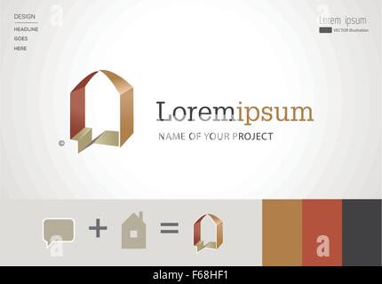 Geschäft. abstrakte corporate Symbol. Logo-Vorlage. Stock Vektor