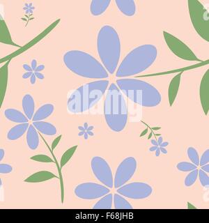 Nahtlose Blumenmuster Konzept Stock Vektor