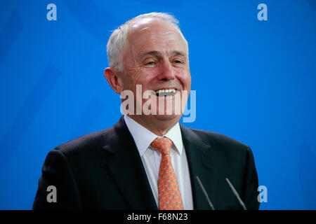 Malcolm Turnbull - Treffen der dt. Bundeskanzlerin Mit Dem Australischen Ministerpraesidenten, Bundeskanzleramt, 13. 20 November Stockfoto