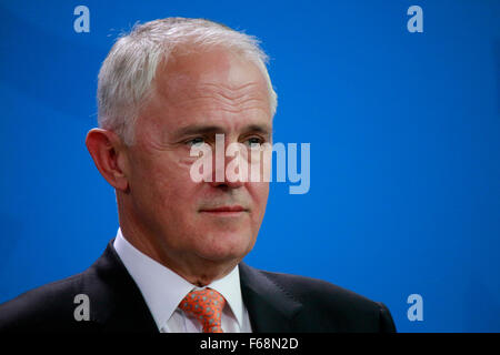 Malcolm Turnbull - Treffen der dt. Bundeskanzlerin Mit Dem Australischen Ministerpraesidenten, Bundeskanzleramt, 13. 20 November Stockfoto