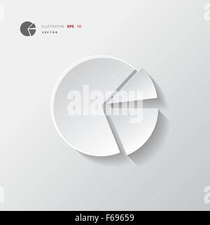 kreisförmige Darstellung Web-Symbol Stock Vektor