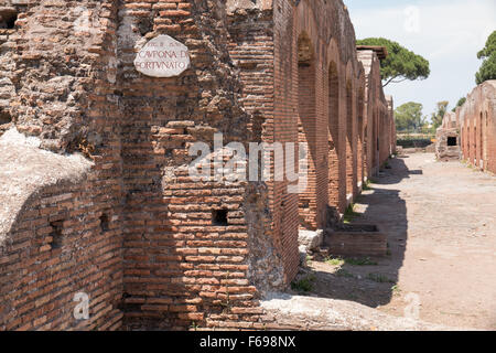 Ostia Antica, Rom, Italien Stockfoto