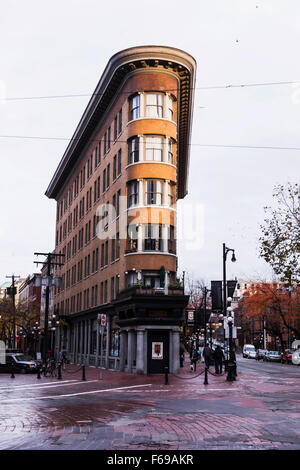 Das alte Hotel Europa in Gastown. Stockfoto